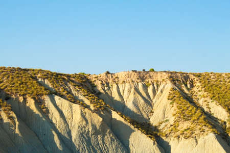 Desert landscape due to climate changeの写真素材