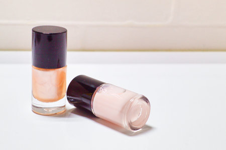 nail polish container with bright colors