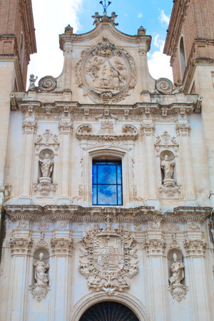 Church of the Incarnation un VÃ©lez-Rubio, AlmerÃ­a, baroque styleの写真素材