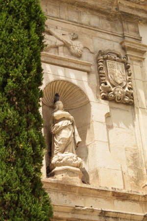 Church of the Immaculate un VÃ©lez-Rubio, AlmerÃ­a, baroque styleの写真素材