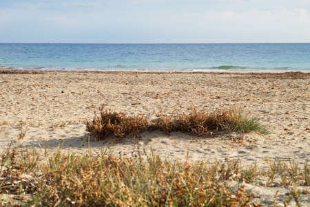 Paradisiacal beaches of the Spanish coast to take a refreshing swimの写真素材