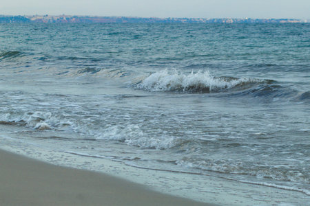 Paradisiacal beaches of the Spanish coast to take a refreshing swimの写真素材