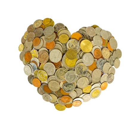 Background Bath currency, which is the currency of Thailand.の写真素材