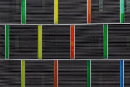 High rise modern building as pattern and background