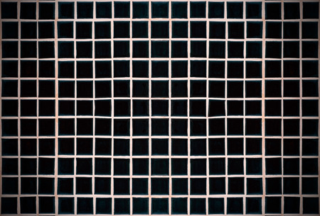 Old mosiac tile wall pattern and seamless backgroundの写真素材