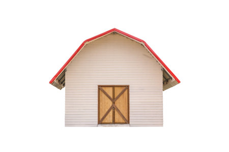 House isolated on white backgroundの写真素材