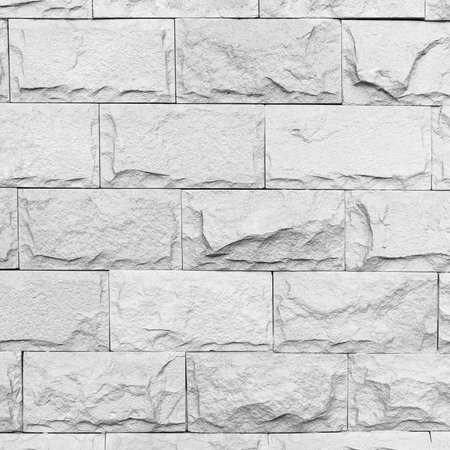 Grunge brick wall background, grey brick texture.