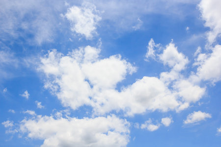 Cloud with blue sky natural background.