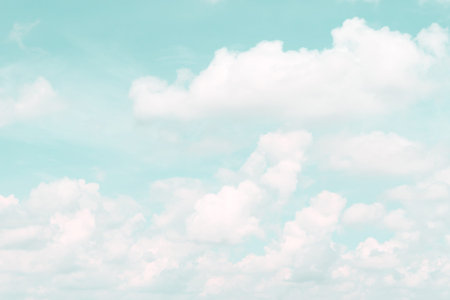Cloud on blue sky background - Vintage effect style pictures
