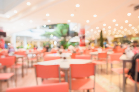 Abstract blur restaurant in supermarket backgroundの写真素材