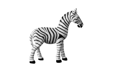 Toy animal isolated on white backgroundの写真素材