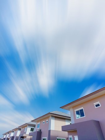 Building houses and residences in Thailandの写真素材