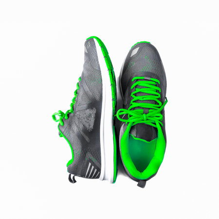 Sport shoes isolated on white background.の写真素材