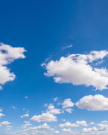 Beautiful blue sky and clouds natural background.の写真素材