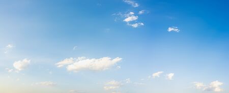 Beautiful blue sky and clouds natural background.の写真素材