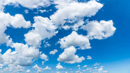 Blue sky and clouds with daylight natural background.の写真素材