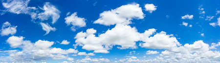 Panorama blue sky and clouds with daylight natural background.の写真素材