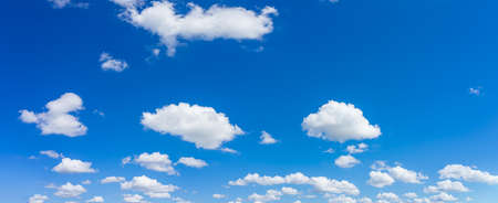 Beautiful panorama blue sky and clouds with daylight natural background.の写真素材