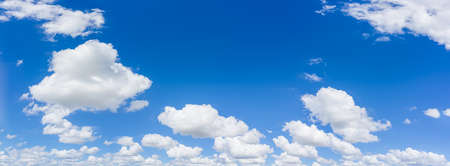 Beautiful panorama blue sky and clouds with daylight natural background.の写真素材