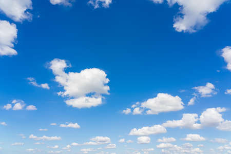Beautiful blue sky and clouds with daylight natural background.の写真素材