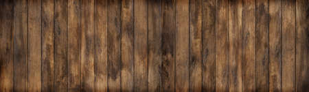 Panorama old wood texture for pattern background. House, shop and cafe design wall backdrop and copy space.の写真素材