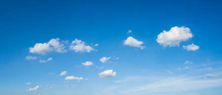 Beautiful panorama blue sky and clouds with daylight natural background.の写真素材
