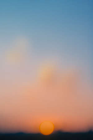abstract blur blue sky and clouds in the morning natural background.の写真素材