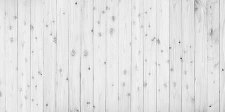 Close-up photos of white wood texture details background. House, shop, cafe and office design backdrop. Paint wooden wall and copy space.の写真素材
