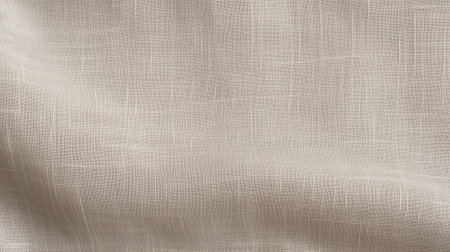 Polyester linen fabric cloth texture background. Generative aiの素材