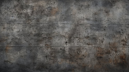 Dark deteriorated cement wall texture for the background. Generative ai.の素材