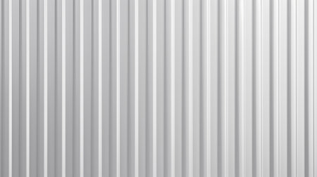 White corrugated metal texture surface or galvanized steel background. Generative ai.の素材