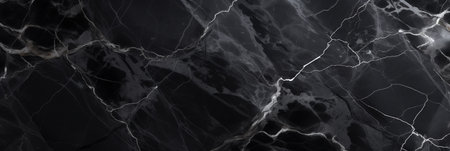 Black marble texture for background or tiles floor decorative design.の素材