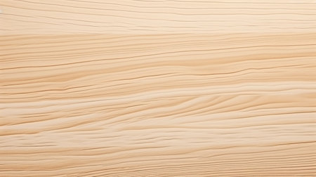 Beige natural beech wood floor texture background with natural grain pattern.の素材