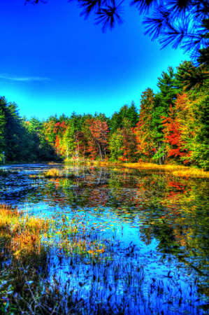 New hampshire Fallの写真素材