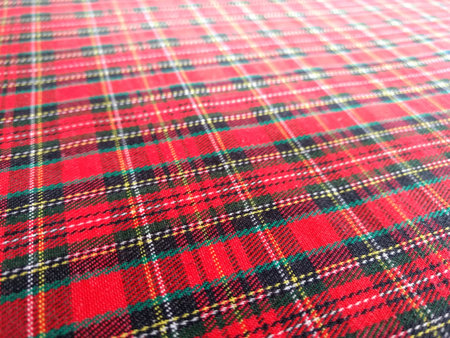 pattern of red table cloth