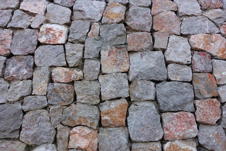 old stone wallの写真素材
