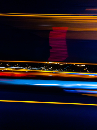 Drawing with lightの写真素材