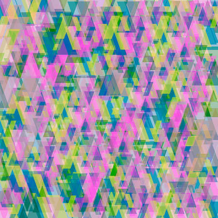 Abstract Geometric Background Vector. Abstract geometric shapes in multiple colors. Multicolored abstract shapes.のイラスト素材