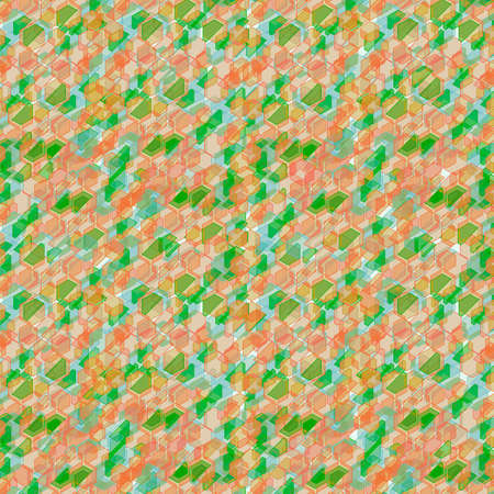 Abstract Geometric Background. Abstract geometric shapes in multiple colors. Multicolored abstract shapes.の写真素材