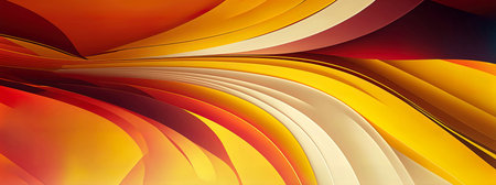 Yellow abstract wallpaper, panoramic yellow background