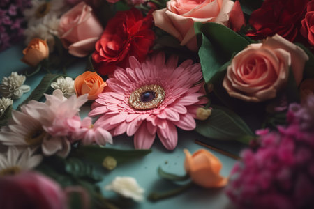Mother's Day inspired floral designの写真素材
