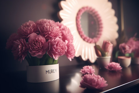 Mother's Day inspired floral designの写真素材