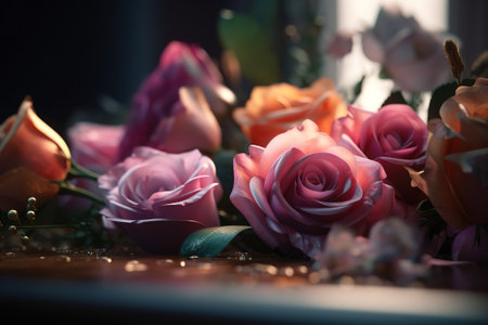 Mother's Day inspired floral designの写真素材