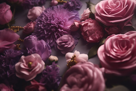 Mother's Day inspired floral designの写真素材