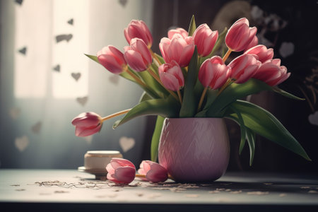 Mother's Day inspired floral designの写真素材