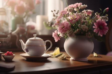 Mother's Day inspired floral designの写真素材