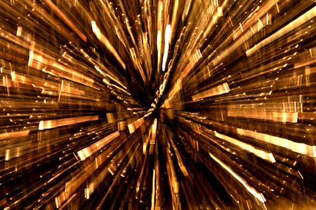 Black Background with Blurred Lightの写真素材