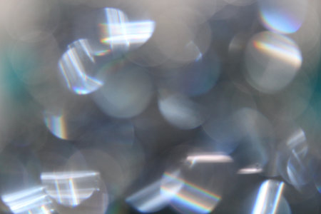 White Sequin Blur