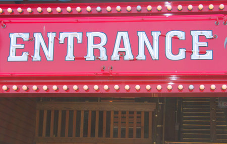 Entrance Signの写真素材