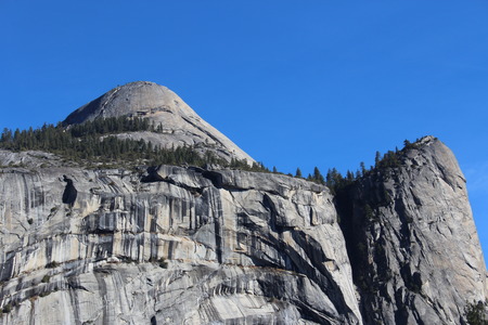 North Dome Yosemite National Park Californiaの写真素材